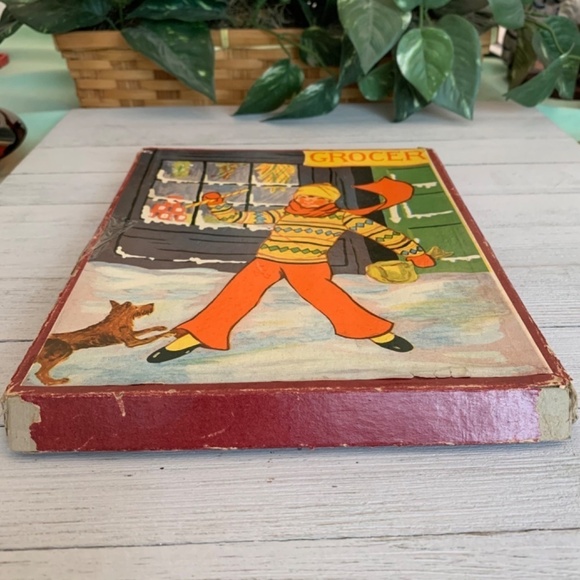 Handy Spandy & Little Tom Tucker Cardboard Puzzles 30s/40s Original Box VTG RARE - Picture 6 of 9